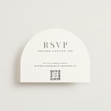 "Everly" - RSVP Online Enclosure Cards in Snow by Hooray Creative - Front