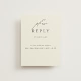 "Love and Faith" - RSVP Online Enclosure Cards in Vanilla by Louise Kay - Front