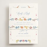 "Everlasting Romance" - RSVP Online Enclosure Cards in Meadow by Petra Kern - Assembled with Belly Band