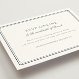 "Ariah" - RSVP Online Enclosure Cards in French Blue by Jennifer Postorino - Detail