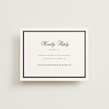 "Chic Union" - RSVP Online Enclosure Cards in Mystic Raven by Cass Loh - Front