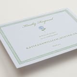 "Hydrangea Vines" - RSVP Online Enclosure Cards in Coastal by Madhvi Samimi - Detail
