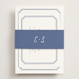 "Deluxe" - RSVP Online Enclosure Cards in Blueberry by Carolyn MacLaren - Assembled with Belly Band