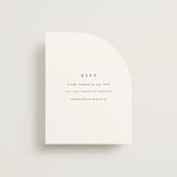 "A Thousand Years" - RSVP Online Enclosure Cards in Classic White by Design Lotus - Front