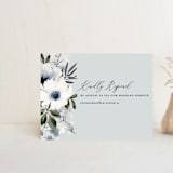 "Nantucket Romance" - RSVP Online Enclosure Cards in Marine by Chris Griffith - Front