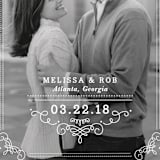 "Ornate Monogram" - Save the Dates in Faux Gold by Kristen Smith - Close-Up