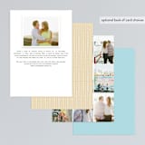 "Simple Knot" - Save the Dates in Sky by SimpleTe Design - Back of Card