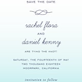 "Simple Knot" - Save the Dates in Sky by SimpleTe Design - Close-Up