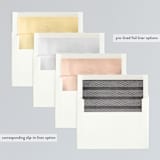 "Chalkboard" - Save the Dates in Charcoal by SimpleTe Design - Slip-In Envelope Liners