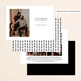 "Perfect Together" - Save the Dates in Wedding Dress by Carly Reed Walker - Back of Card