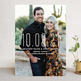 "The Date is Set" - Save the Dates in Cotton by Oscar and Emma - Karly Depew - Front