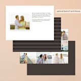 "Tiny Flower Bunch" - Save the Dates in Charcoal by Haley McCoy - Back of Card