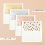 "Wildflower Frame" - Save the Dates in Earth by Kristen Smith - Slip-In Envelope Liners