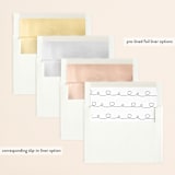 "Simply in Love" - Save the Dates in Rain by Amanda Sager - Slip-In Envelope Liners