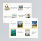 "Bold Brackets" - Save the Dates in Slate by Teresa Lang Co - Interior Options