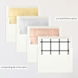 "Grand Central" - Save the Dates in Midnight by Megan Davis - Slip-In Envelope Liners