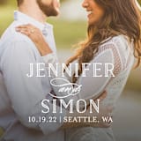 "Sunshine Of Your Love" - Save the Dates in Pearl by Meagan Christensen - Close-Up