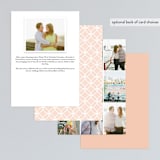 "Fairytale" - Save the Dates in Cotton by Shirley Lin Schneider - Back of Card