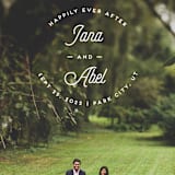 "Fairytale" - Save the Dates in Cotton by Shirley Lin Schneider - Close-Up