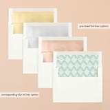 "Wyoming" - Save the Dates in Pearl by Erika Firm - Slip-In Envelope Liners