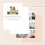 "Can't Just Pick One" - Save the Dates in Rose by Tanya Lee of Frooted Design - Back of Card