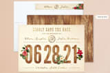 "Derby" - Save the Dates in Wood by Paige Rothhaar - Assembled