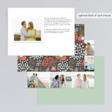 "Mr. Laurence" - Save the Dates in Mint by Meg Gleason - Back of Card