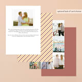 "Flip Flops Required" - Save the Dates in Rust by BeachPaperCo - Back of Card