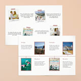 "Flip Flops Required" - Save the Dates in Rust by BeachPaperCo - Interior Options