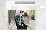 "Locale" - Save the Dates in Warm Grey by Oscar and Emma - Karly Depew - Assembled