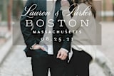 "Locale" - Save the Dates in Warm Grey by Oscar and Emma - Karly Depew - Close-Up