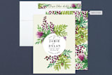 "Wedding Watercolors" - Save the Dates in Almond by Alexandra Dzh - Assembled