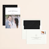 "Simple Stamp" - Save the Dates in Ivory by Becca Thongkham - Assembled