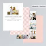 "Harvest Floral" - Save the Dates in Blush by Kerry Doyle - Back of Card