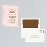 "Harvest Floral" - Save the Dates in Blush by Kerry Doyle - Assembled