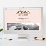 "Harvest Floral" - Save the Dates in Blush by Kerry Doyle - FREE Wedding Website