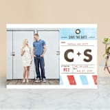 "Pack Your Bags Destination" - Save the Dates in Across the Pond by WHALEN - Front