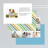 "Vintage Tropical" - Save the Dates in Vibrant by Rebecca Bowen - Back of Card