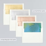 "Vintage Tropical" - Save the Dates in Vibrant by Rebecca Bowen - Slip-In Envelope Liners