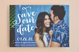 "Swirly" - Save the Dates in Snow by Roxy Cervantes - Front