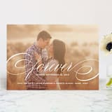"Forever" - Save the Dates in Snow by Kimberly FitzSimons - Front