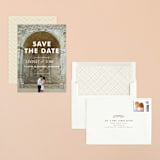 "Memento" - Save the Dates in Ivory by Annie Clark - Assembled
