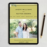 "Botanical Name Plate" - Save the Dates in Blush by Shiny Penny Studio - FREE Wedding Website