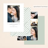 "Merry All Year." - Save the Dates in Eucalyptus by Pink House Press - Back of Card