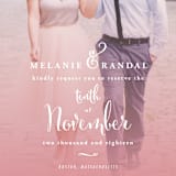 "Dolce" - Save the Dates in Rose by Keen Peachy - Close-Up