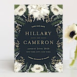 "Winter White" - Save the Dates in Winter White by Susan Moyal - Front