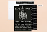 "Chandelier" - Save the Dates in Obsidian by Splendid Press - Assembled