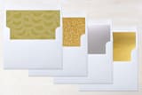"Flourish" - Save the Dates in Gold by Annie Clark - Slip-In Envelope Liners