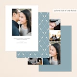 "Fireflies" - Save the Dates in Cornflower by Paige Rothhaar - Back of Card