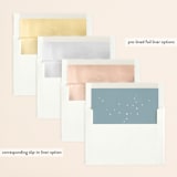 "Fireflies" - Save the Dates in Cornflower by Paige Rothhaar - Slip-In Envelope Liners